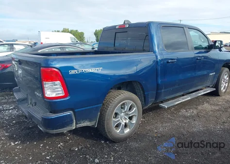 2021 Ram 1500 Big Horn 4X4 5'7 Box from USA, damaged, VIN 1C6SRFFTXMN736236